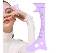 Pochoirs à sourcils | Guide de contour des yeux en silicone souple, outil de maquillage rapide des yeux, aide à façonner les sourcils, outil de mesure des sourcils pour un eye-liner et des