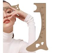 Pochoirs à sourcils | Guide de contour des yeux pour les sourcils, outil de maquillage rapide des yeux, aide à façonner les sourcils, outil de mesure des sourcils pour un eye-liner et des lignes de