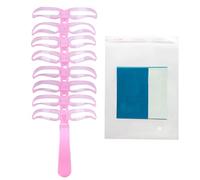 Pochoirs à sourcils - Kit de modèles de sourcils portables et lavables pour femme | ABS avec design compact, outil facile à utiliser pour une définition parfaite des sourcils, voyage, fête