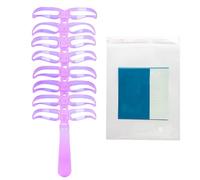 Pochoirs à Sourcils pour Femmes - 8 Modèles Aide Maquillage Sourcils - Gabarits Lavables Portables pour Femmes Maquillage de Scène Voyage Fête
