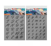 Pochoirs A4 Lettres Et Chiffres - Ecriture Décorative - Qbix
