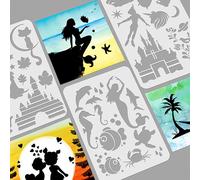 Pochoirs A4 Pour Peinture, 16 Feuilles, Amoureux De L'aquarelle, Animaux, Pochoirs Pour Peinture, Scrapbook, Coloriage, Album Décoratif, Diy Bricolage