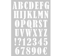 Pochoirs Alphabet Géant - A3