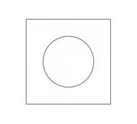 Pochoirs - ARTEMIO - Ronds - 12 pcs - 15 x 15 cm - Assortiment de pochoirs évidés et inversés