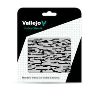 Vallejo Pochoirs ST-CAM004 Camouflage pixelisé moderne pour blindés & avions Échelle 1/35-1/32