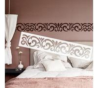 Pochoirs baroque rococo 100 cm pour murs sur le mur à peindre, décorer, réutilisable, grande taille S427