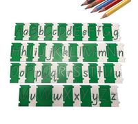 Pochoirs d'alphabet, pochoir alphabétique pour d'âge préscolaire | Kit d'étiquetage, jeu éducatif pour entraînement de coordination main à la maison, école, jardin d', voyage