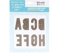 Pochoirs de découpe - Sizzix - X27 Alphabet - Métal - 30 pièces - 5 cm