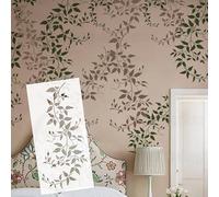 Pochoirs de feuilles de lierre de vigne de 96 cm pour murs, pochoirs de décoration pour peinture murale, peinture décorative, réutilisables, travaux manuels, décoration S489