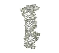 Pochoirs De Gaufrage Découpés En Métal Moules Matrices Découpe Clôture Fleurs Pour Cartes Photos Décorations Scrapbooking Matrices Découpe Clôture Fleurs En Acier Carbone