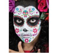 Pochoirs de maquillage Dia de los muertos enfant