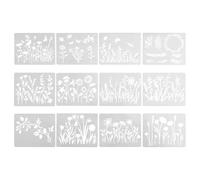 Pochoirs De Peinture, Artisanat D'art Universel, Cadeau De Fée Durable, Bricolage, Scrapbooking, Jouet Éducatif, Outil De Décoration Pour La Maison, 12 Pièces/Ensemble