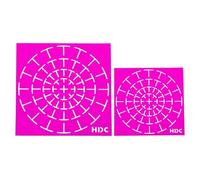 Pochoirs De Peinture - Gabarits De Peinture Par Points 2 Pièces | Accessoires Haute Précision Pour Décoration Sur Roche, Mur, Verre Et Artisanat Créatif