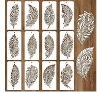 Pochoirs de peinture - ZVVN - EUGM-DIY-WH0643-021-EU38 - 12 modèles - Réutilisables