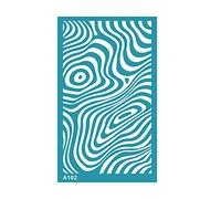 Pochoirs de sérigraphie pour argile polymère, écran de soie pour argile polymère, argile et autres bijoux, décoration de boucles d'oreilles, 15 x 9,4 cm