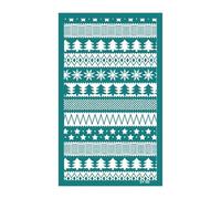 Pochoirs de sérigraphie réutilisables, thème de noël, transferts de flocons de neige, boucles d ' oreilles
