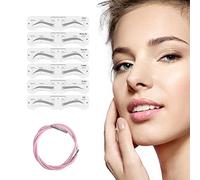 Pochoirs de Sourcils pour Femmes 1 Set de Maquillage de Maquillage Moule à Sourcils avec Bande élastique, Peva Soft Everbrow Shaper Maquillage pour Débutant pour le Pochoir pour