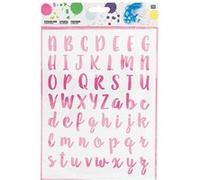 Pochoirs - Ecriture cursive - Rico Design Multicolore