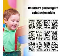 Pochoirs En Couches De Personnages D'animaux, Bricolage, Modèle De Coloriage En Papier Pour Scrapbook, Photo Décorative, Gaufrage, Album Pièces/Ensemble, 12 2021 A4, B2u4