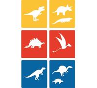Pochoirs En Forme De Dinosaures 6 Pièces