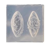 Pochoirs en silicone 3D uniques en relief pour femmes et filles Accessoires élégants pour la fabrication d'ongles Fournitures de salon
