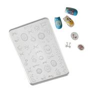 Pochoirs en silicone pour créer des ongles dimensionnels autocollants décoratifs pour téléphones cartes 3 motifs uniques feuilles art printemps fleur en silicone