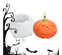 Pochoirs en Silicone pour Halloween,Moules à Bougie Parfumée en Silicone | Moules Effrayants à Libération Facile pour Résine Époxy et Artisanat