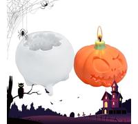 Pochoirs en Silicone pour Halloween | Moules en Silicone pour Savon | Moules Polyvalents pour Résine Époxy, Plâtre, Aromathérapie et Artisanat Créatif de Décoration Halloween