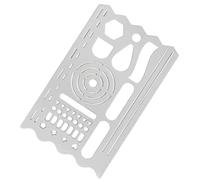 Pochoirs et Gabarits pour Planificateur,Marque-Page Géométrique | Marque-page en Acier Inoxydable avec Formes | Pour Élèves, Adultes, Artistes, Architectes, Mesure, Journaling Artistique et