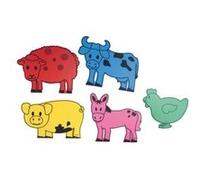 Pochoirs Geants, Theme " La Ferme " - Lot De 5 G