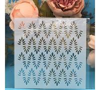 Pochoirs mosaïque de 13 cm pour peinture sur bois, pochoirs réutilisables pour décoration d'intérieur, pochoirs et modèles de bricolage pour panneaux, travaux manuels, style art style 9