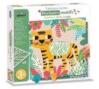 Crea Lign' Pochoirs motifs Couleurs de la jungle Jaune G