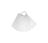 Pochoirs Multi-usage - Alphabet, Chiffres et symboles - Police Lobster - 70 pcs Blanc