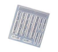 Pochoirs multi-usages pour ongles avec motifs papillons et lunes pour ongles en acrylique, projets de bricolage, accessoires de conception