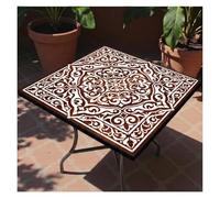 Pochoirs muraux arabesques géométriques floraux pour peinture 35 x 70 cm, motifs personnalisés, grands pochoirs en béton réutilisables, modèles de plâtre pour décoration de meubles