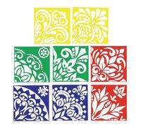 Pochoirs muraux pour peindre de grands motifs, pochoirs pour peindre sur les murs, pochoirs de fleurs 8 pièces Pochoirs de peinture réutilisables - Pochoirs pour meubles, pochoirs de peinture