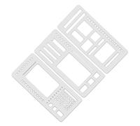 Pochoirs Planner, Gabarits Calendrier pour Dessiner Agendas, Accessoires de Journalisme Anti-dérapants pour Ébauche Étudiants Peinture Adulte Checklist Agenda