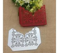 Pochoirs pour fabrication de cartes, 14,1 x 10,1 cm, cadre Love Box en métal, moule à trou rond, étiquette, scrapbooking, papier