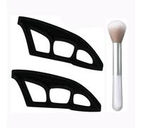 Pochoirs pour Fard à Paupières,Assistant Fard à Paupières Professionnel,1 X Outil Applicateur Fard à Paupières,2 X Modèle D'eyeliner pour les Femmes,pour Fard à Paupières,Masquage et Eyeliner