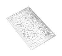 Pochoirs Pour Journal | Accessoires de Journaling Creux | Modèle de Checklist en Métal,Pour Adolescents Adultes Artistes Amateurs De Loisirs Créatifs Design D'Affiches Et De Carnets