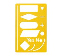 Pochoirs pour journal, planificateur de flux pour journal indésirable, fournitures artisanales flexibles réutilisables pour carnet de notes, agenda, scrapbooking, dessin, planification