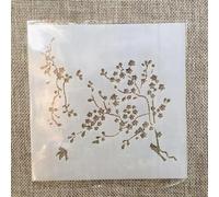 Pochoirs pour la fabrication de cartes, pochoirs de 13 cm en forme de branche d'oiseau pour peinture sur bois, mur, meubles, toile, tissu, carte de roche, album, papier, scrapbooking, décoration