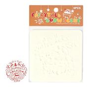 Pochoirs pour Noël - Pochoirs de peinture de Noël réutilisables | Pochoirs de dessin polyvalents | Pochoirs éducatifs pour les vacances de Noël | Pochoirs éducatifs pour enfants et adultes
