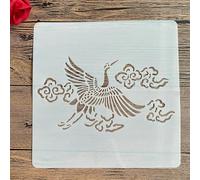 Pochoirs pour peinture, 20 x 20 cm, motif chien animal pour peinture sur bois, mur, toile, tissu, roche, signe, projets d'art à faire soi-même Motif A