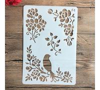 Pochoirs pour peinture, 26 x 18 cm, pochoir animal pour peinture sur bois, mur, toile, tissu, roche, signe, projets d'art bricolage motif B