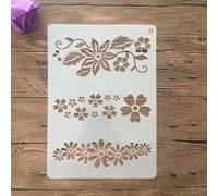 Pochoirs pour peinture, format A4, 29 x 21 cm, couronne, pochoir mural pour peinture sur bois, mur, toile, tissu, roche, panneau, projets d'art