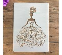 Pochoirs pour peinture, format A4, 29 x 21 cm, pochoir animal pour peinture sur bois, mur, toile, tissu, roche, signe, projets d'art de bricolage style 10