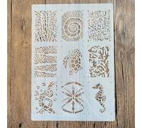 Pochoirs pour peinture, format A4, 29 x 21 cm, pochoir animal pour peinture sur bois, mur, toile, tissu, roche, panneau, projets d'art à faire soi-même, motif C