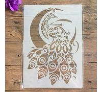 Pochoirs pour peinture, format A4, 29 x 21 cm, pochoir de gâteau pour peinture sur bois, mur, toile, tissu, roche, signe, projets d'art de bricolage style 12