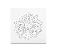 Pochoirs pour peinture - Gagnez du temps et des problèmes avec le kit de bricolage - Poster A3 en résine - Impression mandala - Métal - Bois inclus - 1-30 x 30 cm